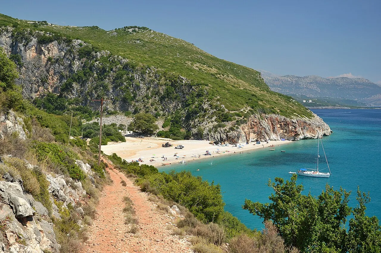Beach on the Albanian coast